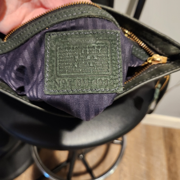 1996 Vintage Coach Sonoma Nubuc Zip Small Bucket - Picture 8 of 8